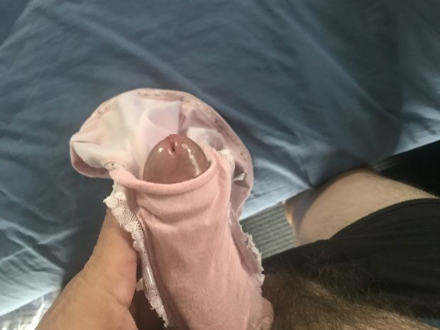 All the way through the panty pouch
