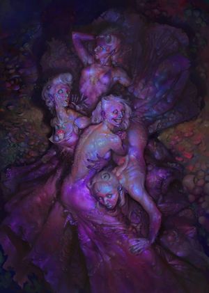 Ooo... A full moon night party.