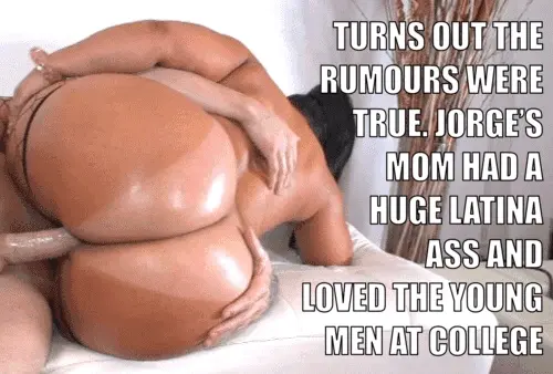 Friend’s Mom has a huge Latina ass