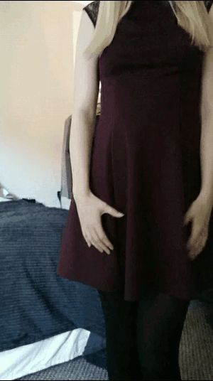 Fresh teen fuck-meat exposing her trained body to her buyer. Soon to learn what it means to be collared sex-property.