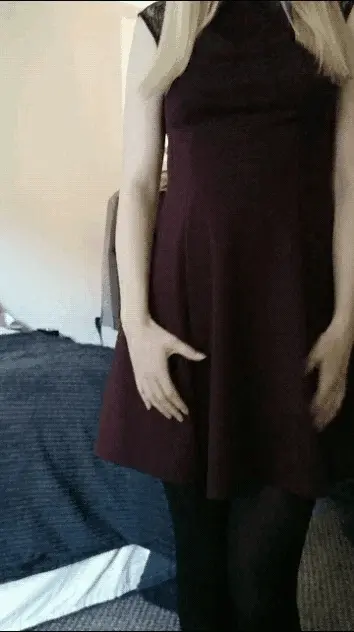Fresh teen fuck-meat exposing her trained body to her buyer. Soon to learn what it means to be collared sex-property.