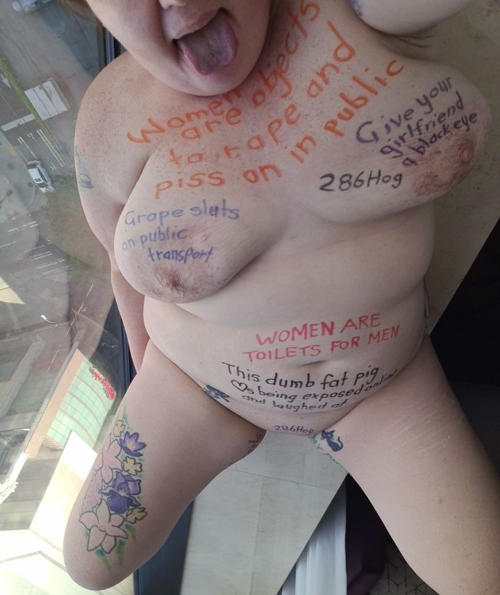 Humiliated slave