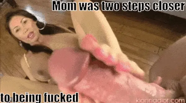 Almost w/ mom