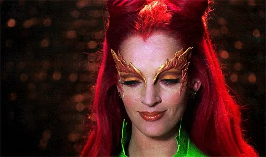 Uma Thurman sexy poison ivy gif