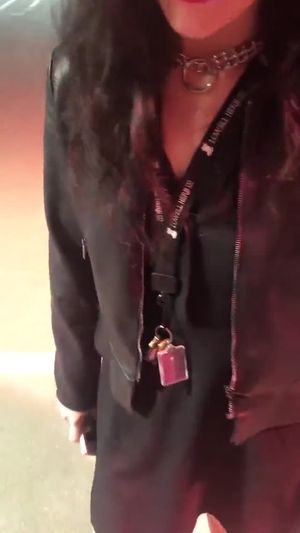 cute brunette suxx big black stick in public