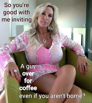 And you know..I sometimes I like my coffee......Black?