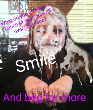 Casey Lynn bukkake caption