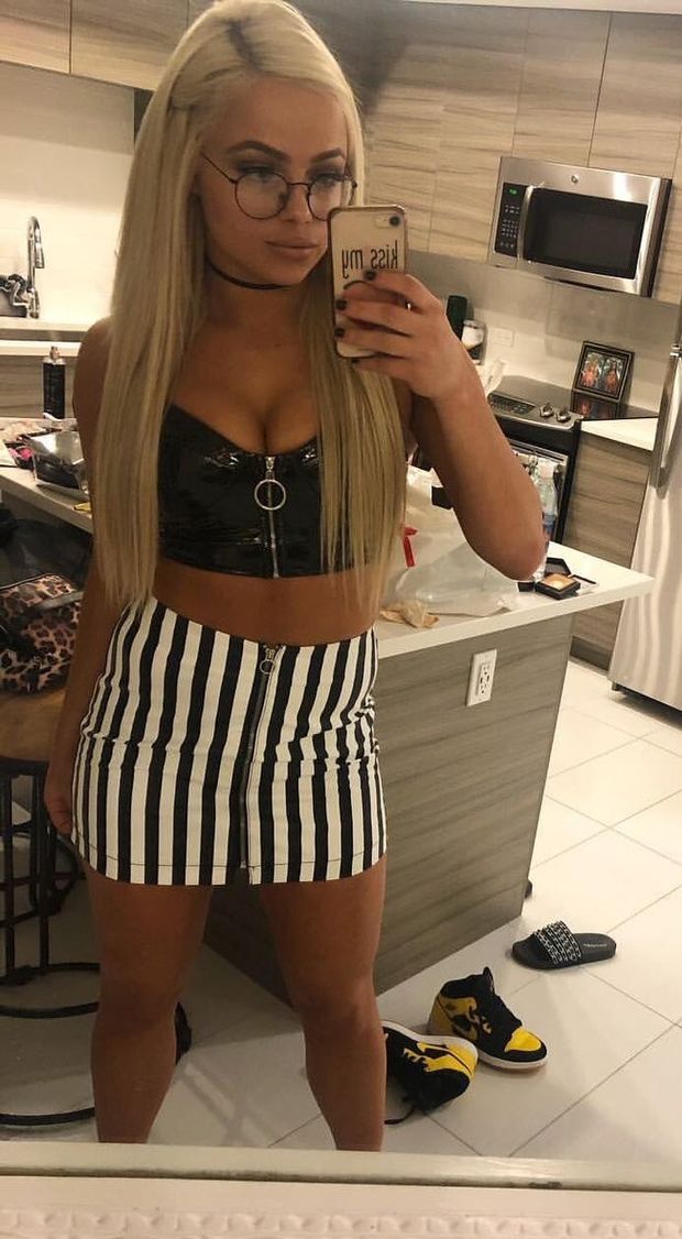 Liv in sexy outfit