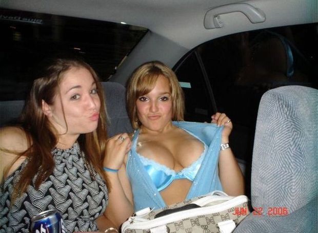 party fun starts in the limo before arrival at the party
