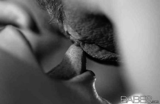 Licking her labia