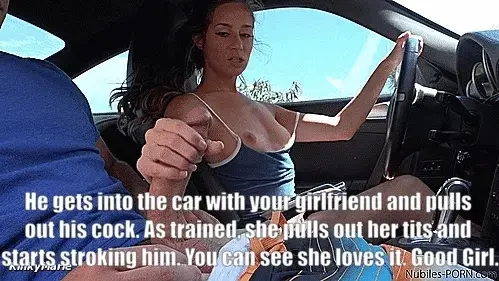 She gets so wet when she touches another man's cock.