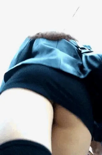 Walking upskirt