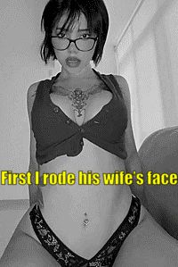 I love using his pathetic wife while he’s out of town