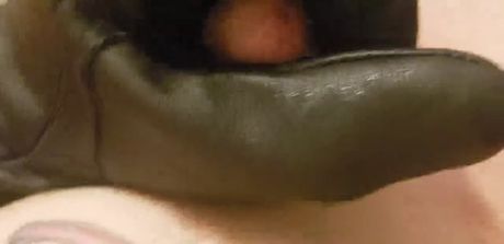 I tease myself a bit with a vampire glove