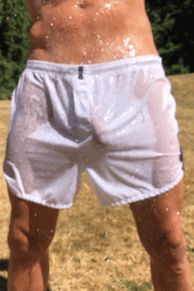My boxers getting wet - GIF