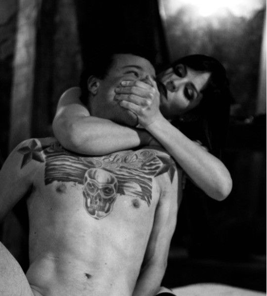 Love when she clamps her hand over my mouth...