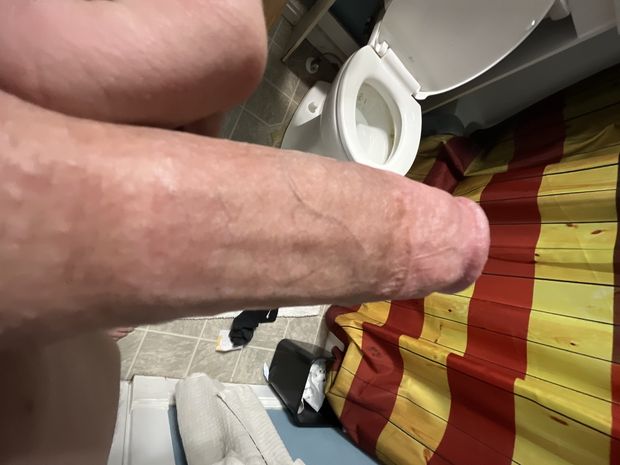 Huge throbbing penis