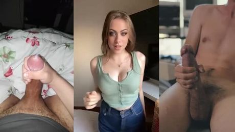 She makes all the cocks cum