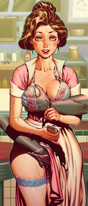 Umm... ahh.. and wh.. what would you lah, la, like to drink? Ooo...