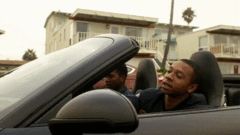 Shakira Ja'nai Paye & hot girlfriend walking & chatted up by guys in car