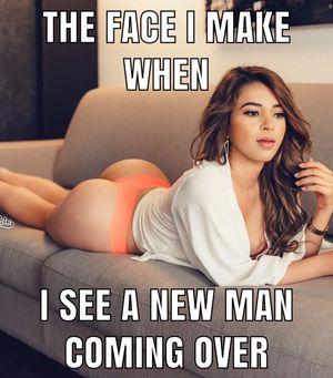 And knowing he soon will be cumming over...