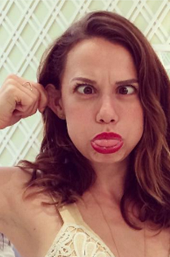 tongue out