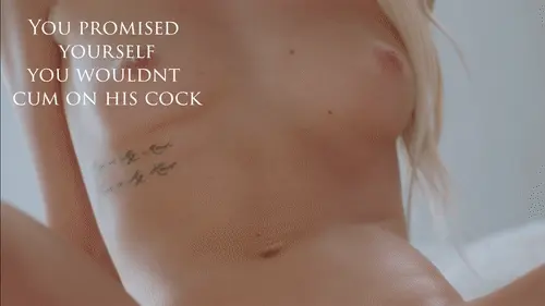 Sissy cums on cock