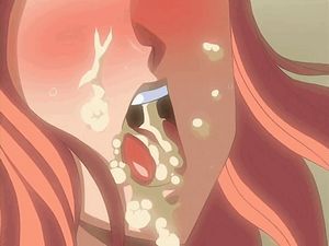 Nurse covered in cum