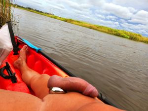 Naked paddle, great way to enjoy nature