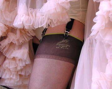 Georgie in nylons