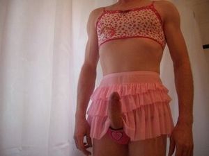 Lennie is proud of his lingerie