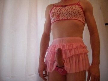 Lennie is proud of his lingerie
