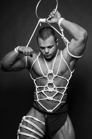 hot man tied up