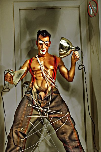 Bryan as DJ The Erotic Clown
