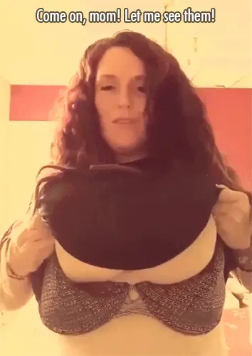 moms tits