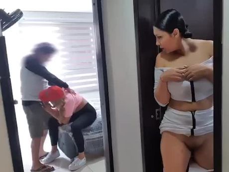 Can't believe what shes seeing