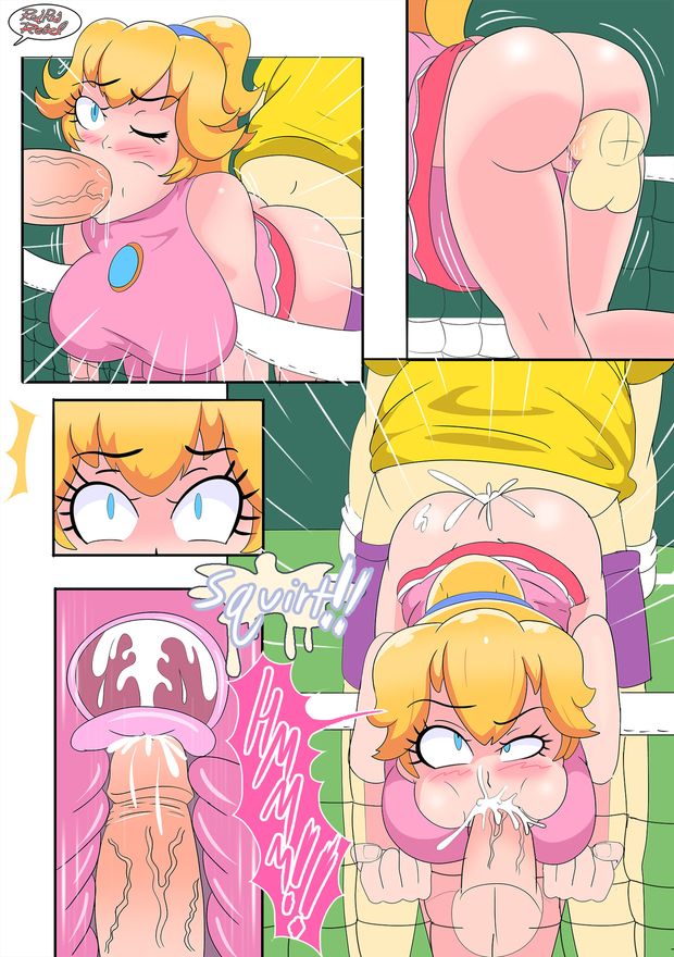 Peach gets creampie