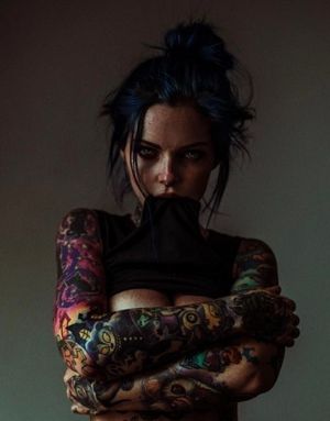 If looks could kill.