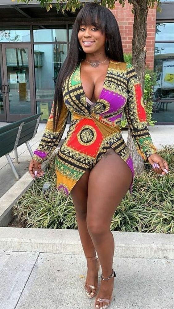 This woman's got curves all over.