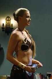 Yvonne Strahovski Leta Metal Bikini Top