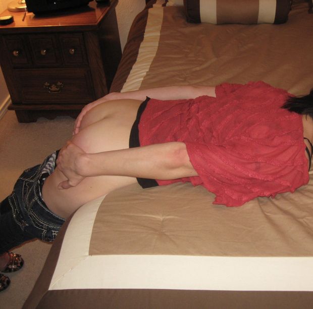 Pants down