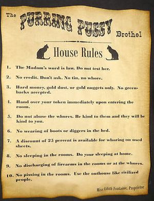 These rules strictly enforced