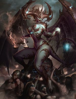 Desire Demon demonstrating total control.