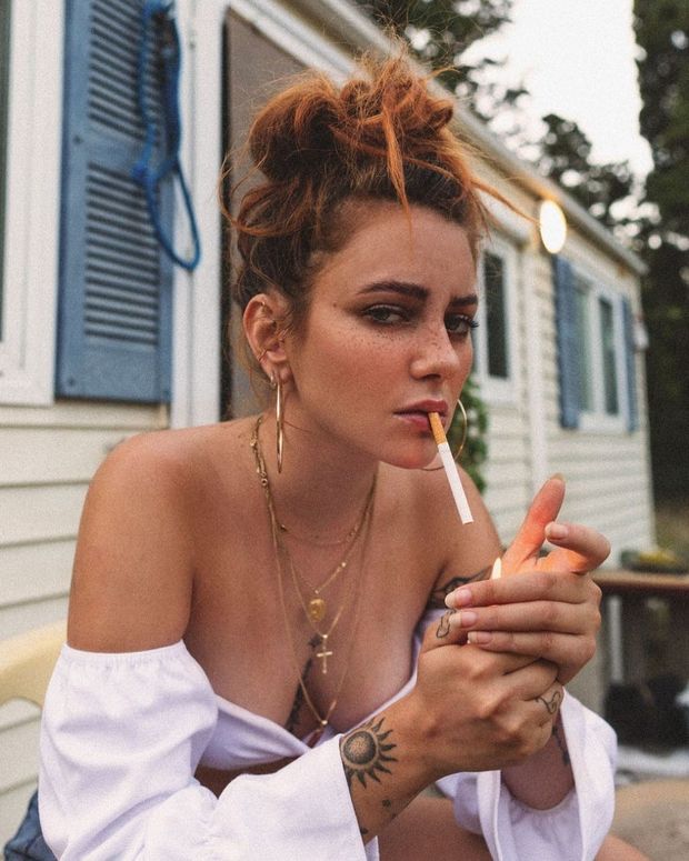 Smoke moment.