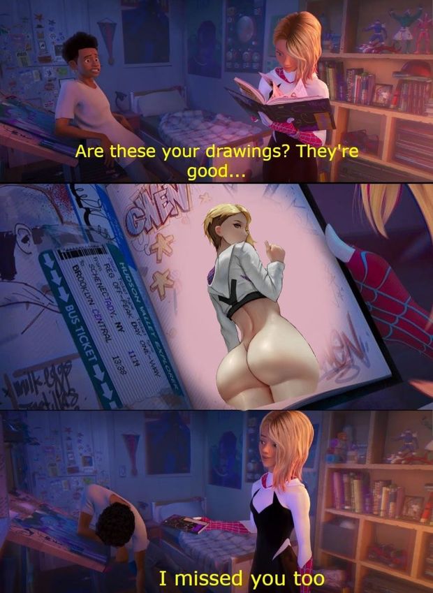 Miles really missed Gwen