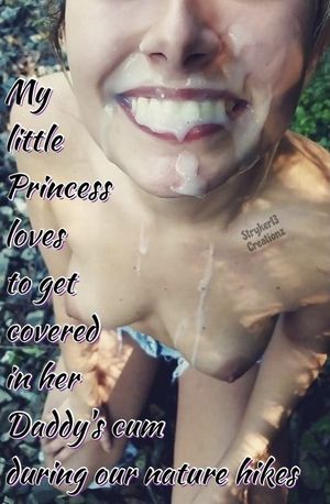 My Little Princess Loves To Get Covered In Her Daddy’s Cum During Our Nature Hikes