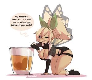 Fairy sucks your dick