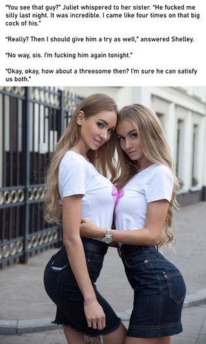 Two hot sisters want to fuck you
