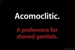 shaved genitals