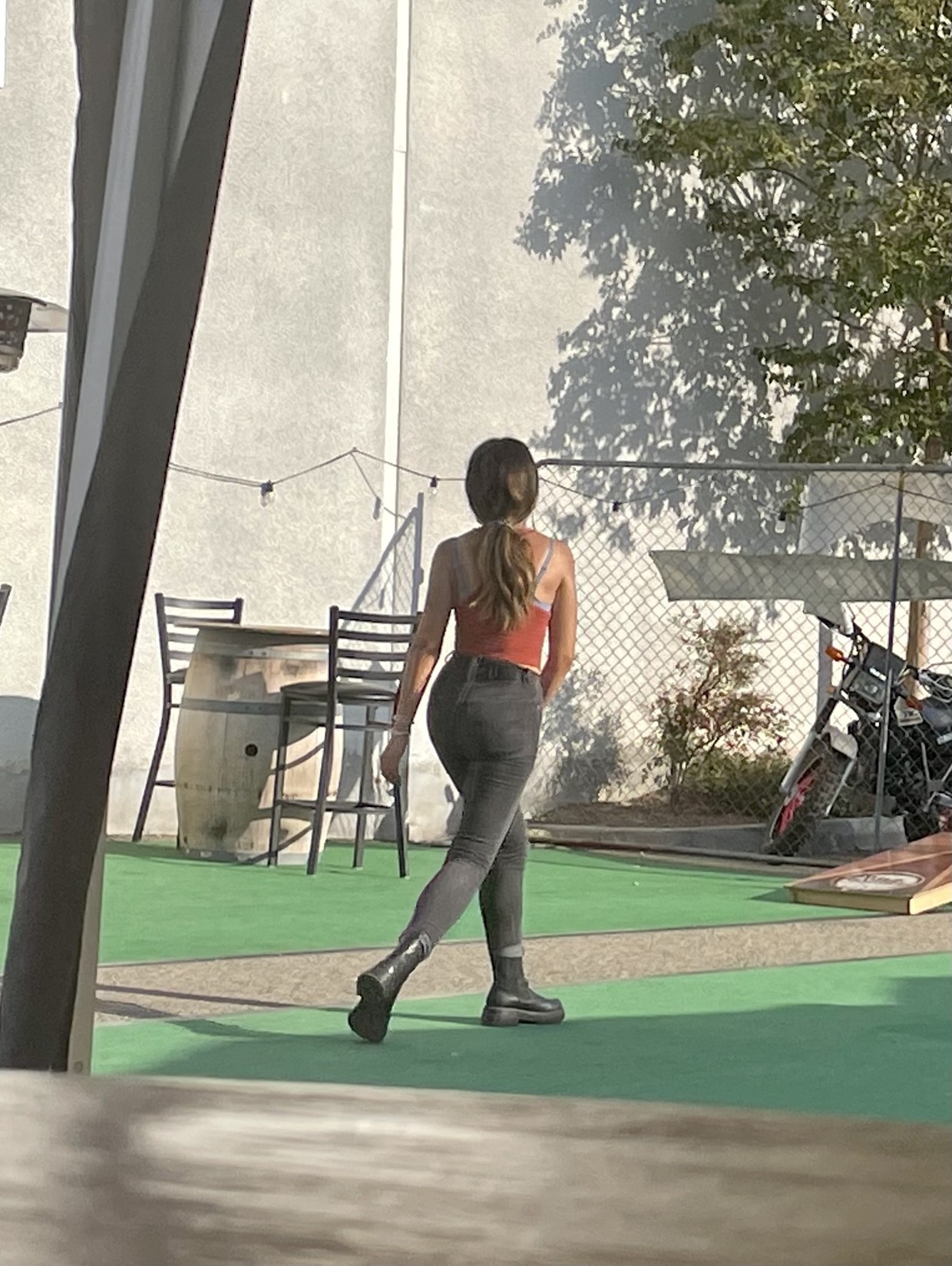 Fine asses out and about
